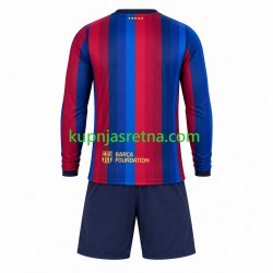 Dječja Domaći Home Dresova FC Barcelona 2026-2027 Dugim Rukavima