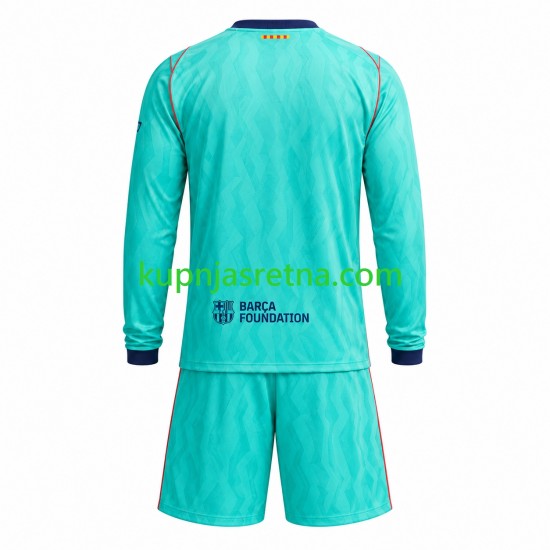 Dječja Treći Dresova FC Barcelona 2026-2027 Dugim Rukavima