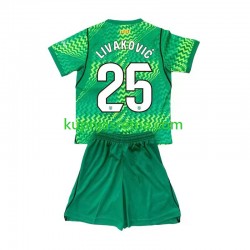 Dječja Domaći Home Golmanski Dresova FC Barcelona Dominik Livakovic 25 2026-2027 Kratkih Rukava