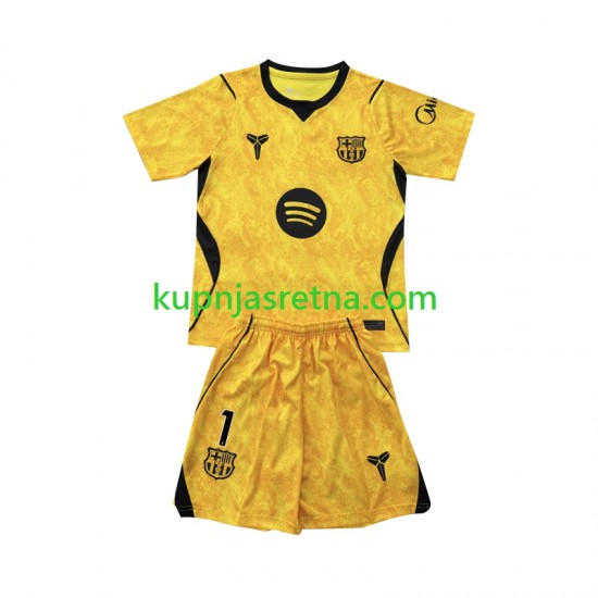 Dječja Četvrti Golmanski Dresova FC Barcelona Joan Garcia 1 2026-2027 Kratkih Rukava
