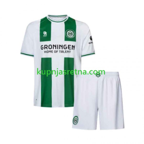Dječja Domaći Home Dresova Groningen 2026-2027 Kratkih Rukava