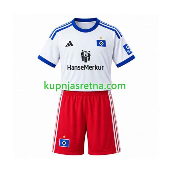 Dječja Domaći Home Dresova Hamburger SV 2026-2027 Kratkih Rukava
