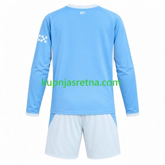 Dječja Domaći Home Dresova Manchester City 2026-2027 Dugim Rukavima