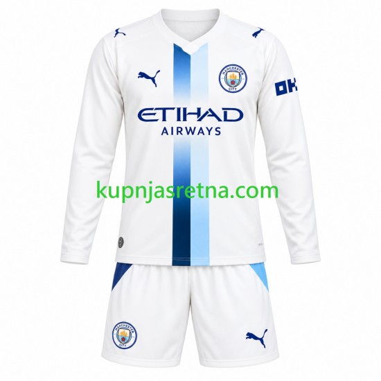 Dječja Treći Dresova Manchester City 2026-2027 Dugim Rukavima