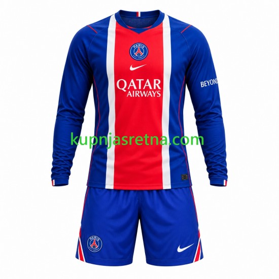 Dječja Domaći Home Dresova Paris Saint-Germain 2026-2027 Dugim Rukavima