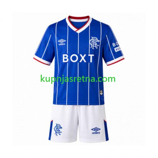 Dječja Domaći Home Dresova Rangers 2026-2027 Kratkih Rukava