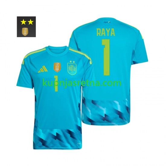 Muškarci Domaći Home Golmanski Dresova Španjolska David Raya 1 2026-2027 Kratkih Rukava