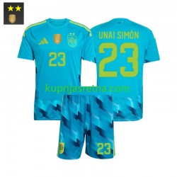 Dječja Domaći Home Golmanski Dresova Španjolska Unai Simon 23 2026-2027 Kratkih Rukava