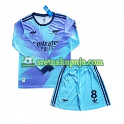Dječja Treći Dresova Arsenal Odegaard 8 2024-2025 Dugim Rukavima