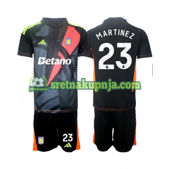 Dječja Gostujući Away Golmanski Dresova Aston Villa Emiliano Martinez 23 2024-2025 Kratkih Rukava