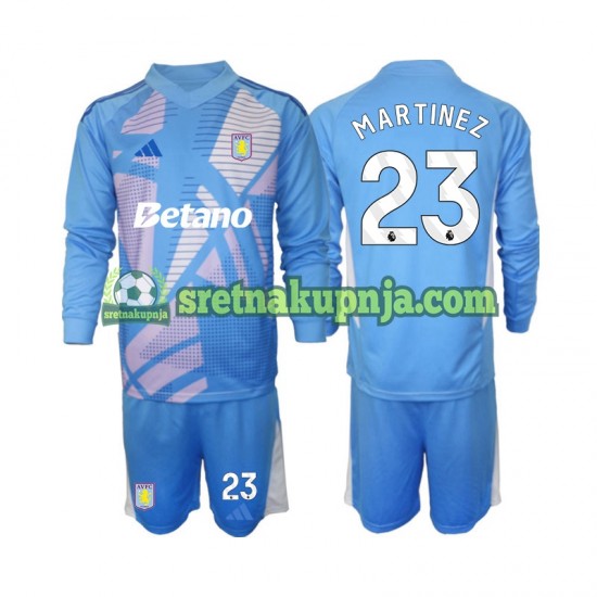 Dječja Treći Golmanski Dresova Aston Villa Emiliano Martinez 23 2024-2025 Dugim Rukavima