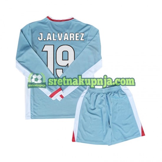 Dječja Gostujući Away Dresova Atlético Madrid Julian Alvarez 19 2024-2025 Dugim Rukavima