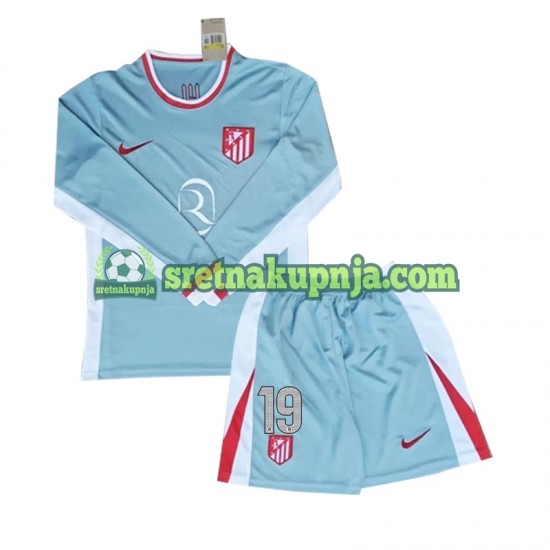 Dječja Gostujući Away Dresova Atlético Madrid Julian Alvarez 19 2024-2025 Dugim Rukavima