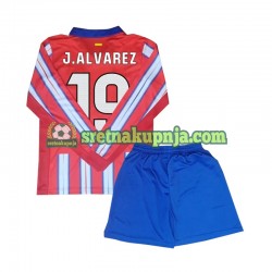 Dječja Domaći Home Dresova Atlético Madrid Julian Alvarez 19 2024-2025 Dugim Rukavima