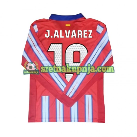 Muškarci Domaći Home Dresova Atlético Madrid Julian Alvarez 19 2024-2025 Dugim Rukavima