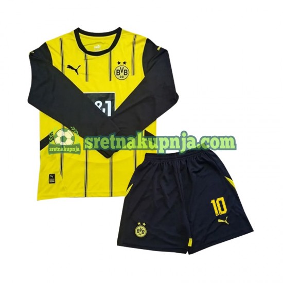 Dječja Domaći Home Dresova Borussia Dortmund Julian Brandt 10 2024-2025 Dugim Rukavima