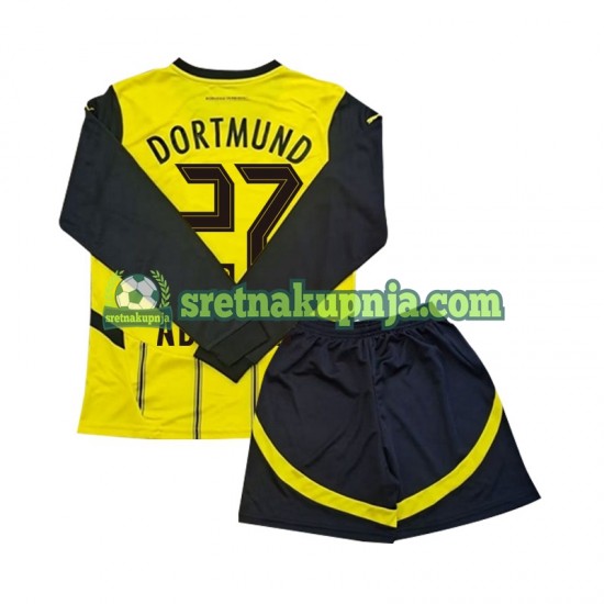 Dječja Domaći Home Dresova Borussia Dortmund Karim Adeyemi 27 2024-2025 Dugim Rukavima