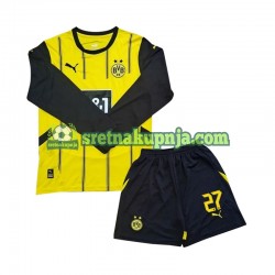 Dječja Domaći Home Dresova Borussia Dortmund Karim Adeyemi 27 2024-2025 Dugim Rukavima