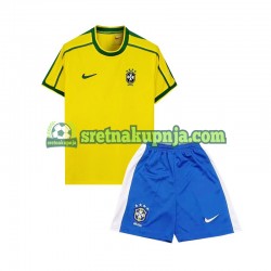Dječja Domaći Home Dresova Brazil Retro 1998 Kratkih Rukava
