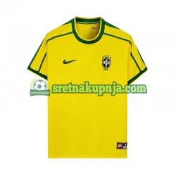 Muškarci Domaći Home Dresova Brazil Retro 1998 Kratkih Rukava