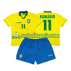 Dječja Domaći Home Dresova Brazil Romario 11 Retro 1994 Kratkih Rukava Dječja Domaći Home Dresova Brazil Romario 11 Retro 1994 Kratkih Rukava