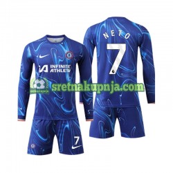 Dječja Domaći Home Dresova Chelsea Neto 7 2024-2025 Dugim Rukavima