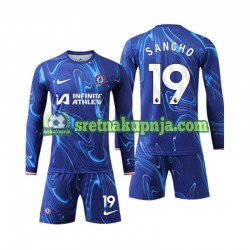 Dječja Domaći Home Dresova Chelsea Sancho 19 2024-2025 Dugim Rukavima
