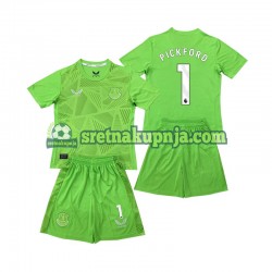 Dječja Domaći Home Golmanski Dresova Everton Pickford 1 2024-2025 Kratkih Rukava