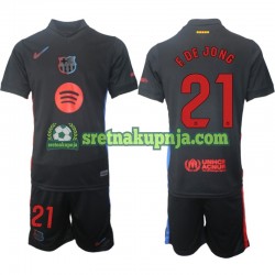 Dječja Gostujući Away Dresova FC Barcelona F DE JONG 21 2024-2025 Kratkih Rukava