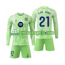 Dječja Treći Dresova FC Barcelona F DE JONG 21 2024-2025 Dugim Rukavima