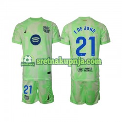 Dječja Treći Dresova FC Barcelona F DE JONG 21 2024-2025 Kratkih Rukava