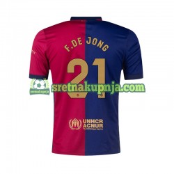 Muškarci Domaći Home Dresova FC Barcelona F. DE JONG 21 2024-2025 Kratkih Rukava