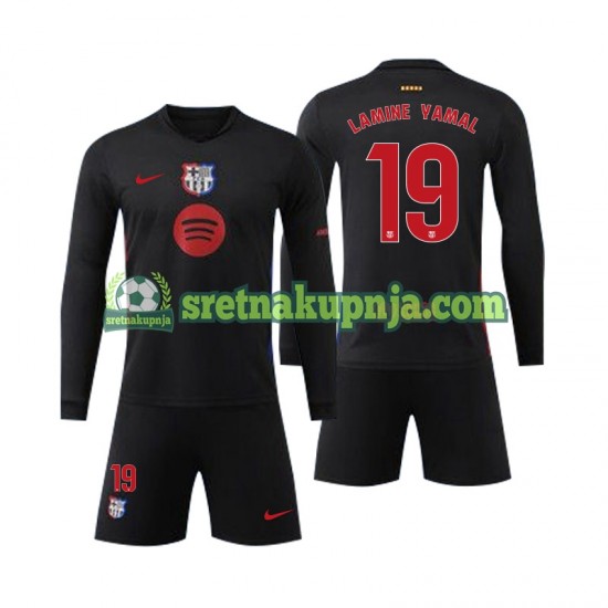 Dječja Gostujući Away Dresova FC Barcelona Lamine Yamal 19 2024-2025 Dugim Rukavima