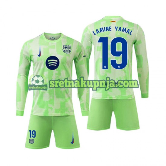 Dječja Treći Dresova FC Barcelona Lamine Yamal 19 2024-2025 Dugim Rukavima