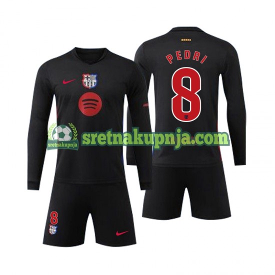 Dječja Gostujući Away Dresova FC Barcelona Pedri 8 2024-2025 Dugim Rukavima