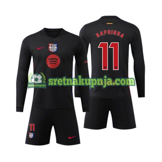 Dječja Gostujući Away Dresova FC Barcelona Raphinha 11 2024-2025 Dugim Rukavima