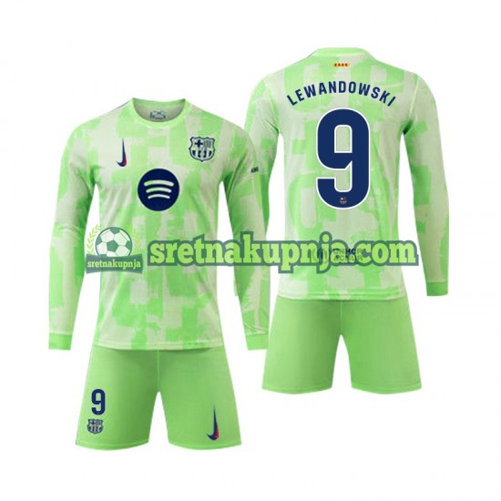 Dječja Treći Dresova FC Barcelona Robert Lewandowski 9 2024-2025 Dugim Rukavima