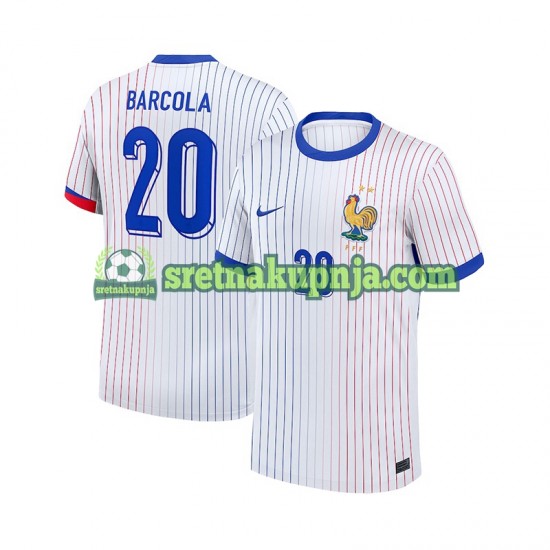 Muškarci Gostujući Away Dresova Francuska Bradley Barcola 20 2024 Kratkih Rukava