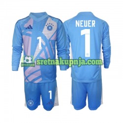 Dječja Četvrti Golmanski Dresova Njemačka Manuel Neuer 1 2024-2025 Dugim Rukavima