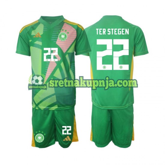 Dječja Treći Golmanski Dresova Njemačka Ter Stegen 22 2024-2025 Kratkih Rukava