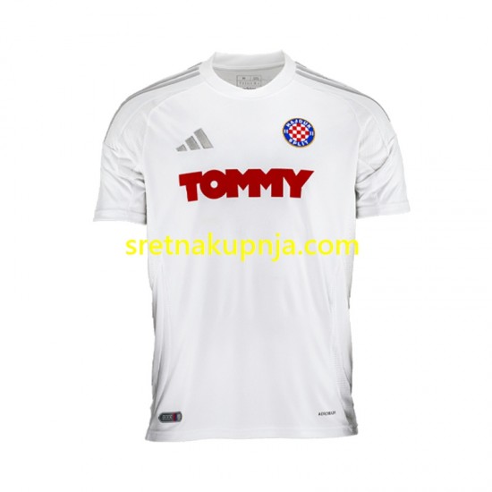 Muškarci Domaći Home Dresova HNK Hajduk Split 2024-2025 Kratkih Rukava