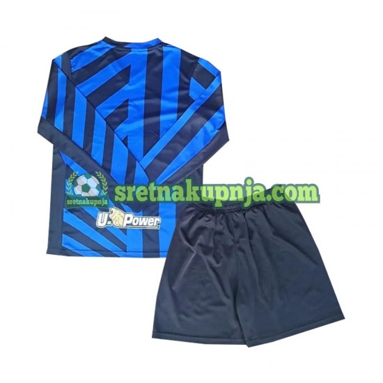 Dječja Domaći Home Dresova Inter Milan 2024-2025 Dugim Rukavima