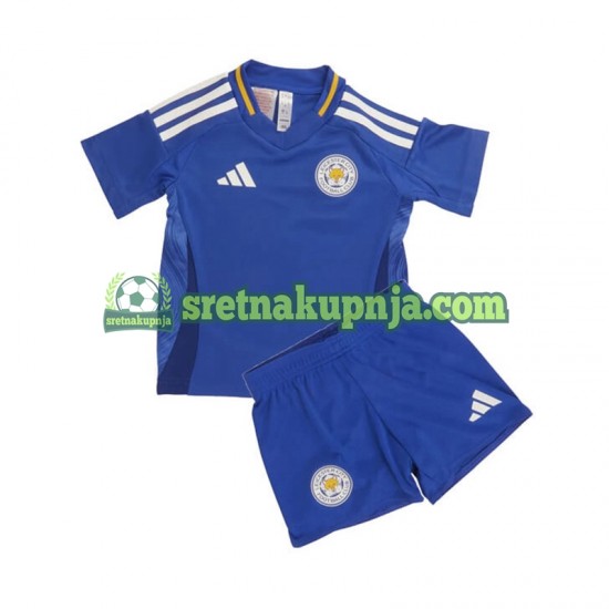 Dječja Domaći Home Dresova Leicester City 2024-2025 Kratkih Rukava