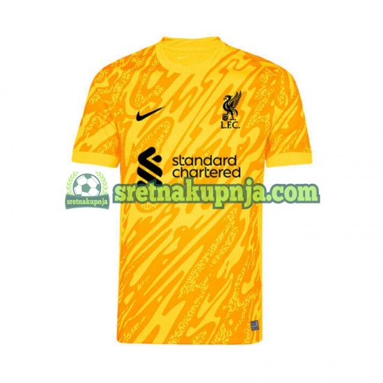 Muškarci Četvrti Golmanski Dresova Liverpool 2024-2025 Kratkih Rukava