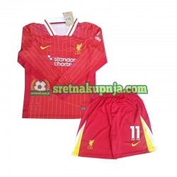 Dječja Domaći Home Dresova Liverpool M Salah 11 2024-2025 Dugim Rukavima