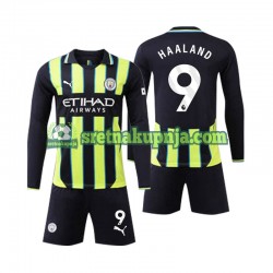 Dječja Gostujući Away Dresova Manchester City Erling Haaland 9 2024-2025 Dugim Rukavima