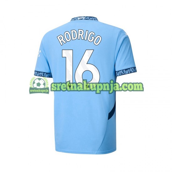 Muškarci Domaći Home Dresova Manchester City RODRIGO 16 2024-2025 Kratkih Rukava