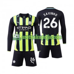 Dječja Gostujući Away Dresova Manchester City Savinho 26 2024-2025 Dugim Rukavima