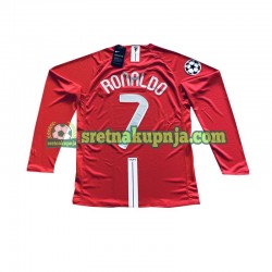 Muškarci Domaći Home Dresova Manchester United Cristiano Ronaldo 7 Champion League Retro 2007 Dugim Rukavima