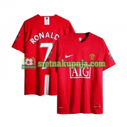 Muškarci Domaći Home Dresova Manchester United Cristiano Ronaldo 7 Champion League Retro 2007 Kratkih Rukava